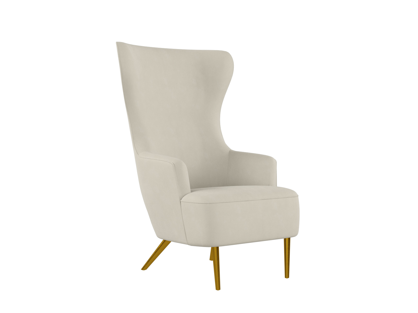 Julia Velvet Wingback Chair | TOV Furniture
