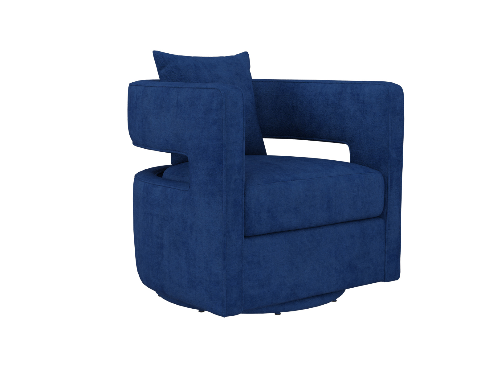 Kennedy Velvet Swivel Accent Chair TOV Furniture